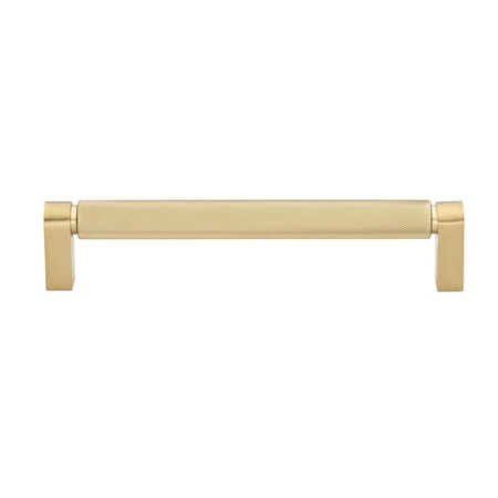 Gliderite Hardware 6-1/4 in. Center to Center Knurled Bar Pull Satin Gold 4788-160-SG-1